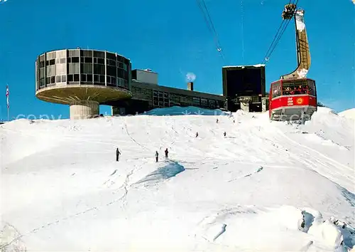 AK / Ansichtskarte  Seilbahn_Cable-Car_Telepherique Laax Flirms Crap Sogn Gion  