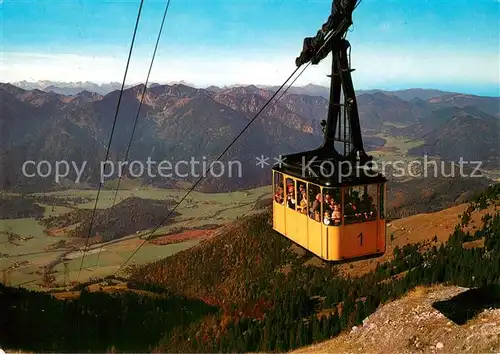 AK / Ansichtskarte  Seilbahn_Cable-Car_Telepherique Wendelstein Karwendelgebirge 