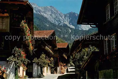 AK / Ansichtskarte Brienz_Brienzersee_BE Brunngasse 