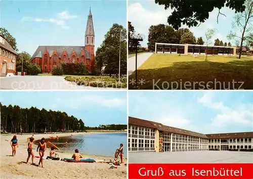 AK / Ansichtskarte 73813371 Isenbuettel Kirche Strand Halle Isenbuettel