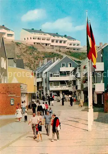 AK / Ansichtskarte  Helgoland Geschaeftsstrasse im Unterland Helgoland