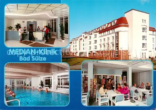 AK / Ansichtskarte  Bad_Suelze Median Klinik Rezeption Hallenbad Speisesaal Bad_Suelze