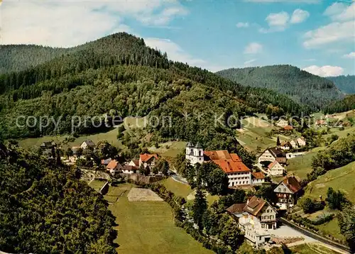 AK / Ansichtskarte  Bad_Rippoldsau_Schwarzwald Kloesterle Fliegeraufnahme Bad_Rippoldsau