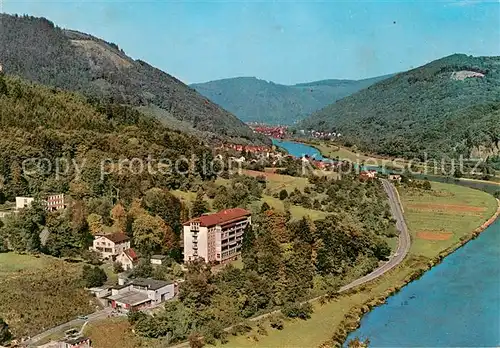 AK / Ansichtskarte  Rockenau und Eberbach am Neckar Fliegeraufnahme Rockenau