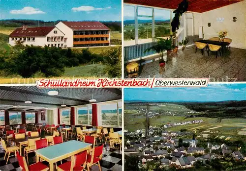 AK / Ansichtskarte  Hoechstenbach Schullandheim Speisesaal Foyer Panorama Hoechstenbach