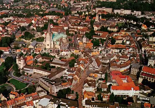 AK / Ansichtskarte  Paderborn Stadtmitte Fliegeraufnahme Paderborn