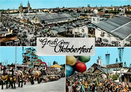 AK / Ansichtskarte  Muenchen Oktoberfest Teilansichten Muenchen