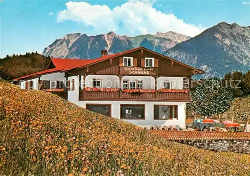 AK / Ansichtskarte  Oberstdorf Berggasthof Schwand Oberstdorf