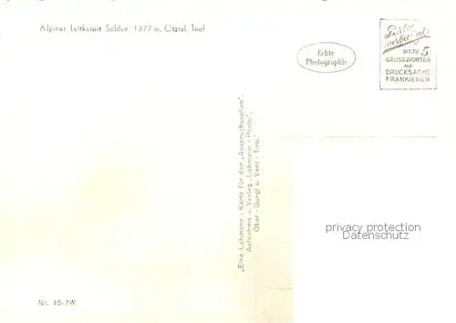 AK / Ansichtskarte  Soelden_oetztal_AT Ortsansicht 