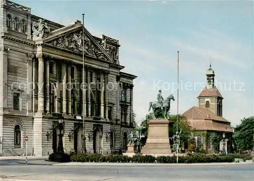 AK / Ansichtskarte  Altona__Hamburg Neues Rathaus und Christianskirche 