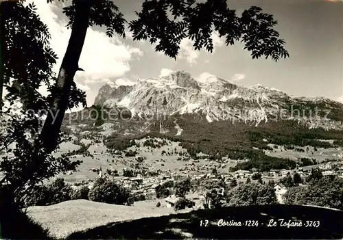 AK / Ansichtskarte  Cortina_d_Ampezzo_IT Le Tofane 