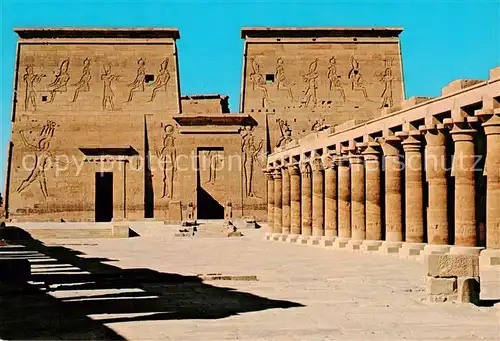 AK / Ansichtskarte 73813556 Aswan_Egypt Philae Temple 