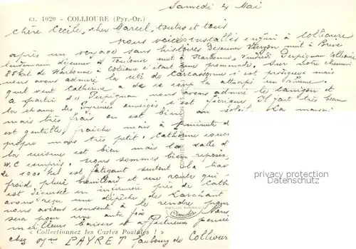 AK / Ansichtskarte Collioure_66_Pyrenees Orientales Vue d ensemble 