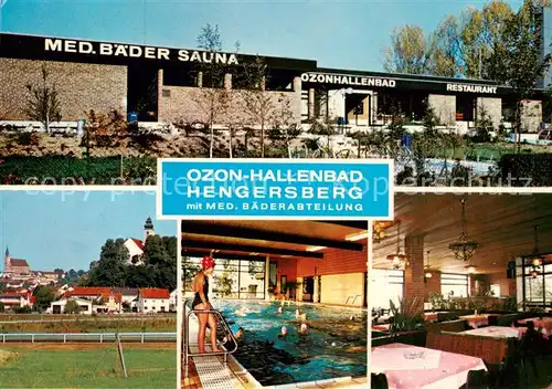 AK / Ansichtskarte  Hengersberg Ozon Hallenbad Restaurant Hengersberg