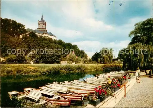 AK / Ansichtskarte 73813605 Kleve_Niederrhein Kermisdahl mit Schwanenburg Kleve_Niederrhein