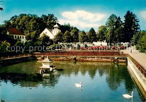 AK / Ansichtskarte 73813649 Zweibruecken_Pfalz Fasanerie Schwanenteich Zweibruecken Pfalz