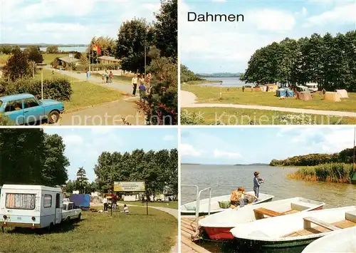 AK / Ansichtskarte  Dahmen Feriensiedlung Erich Struewing Campingplatz Malchiner See Dahmen