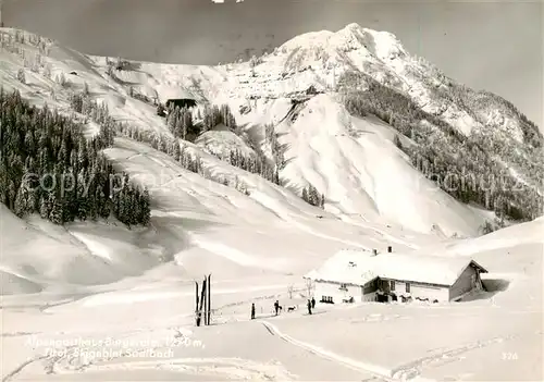 AK / Ansichtskarte  Saalbach-Hinterglemm_AT Alpengasthaus Burgeralm Skigebiet Alpen 