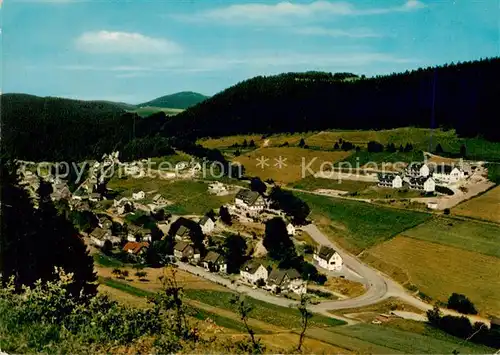 AK / Ansichtskarte  Schwalefeld Panorama Heilklimatischer Kneippkurort Schwalefeld