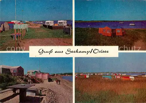 AK / Ansichtskarte  Heiligenhafen_Ostseebad Campingplatz Seekamp Teilansichten Heiligenhafen_Ostseebad