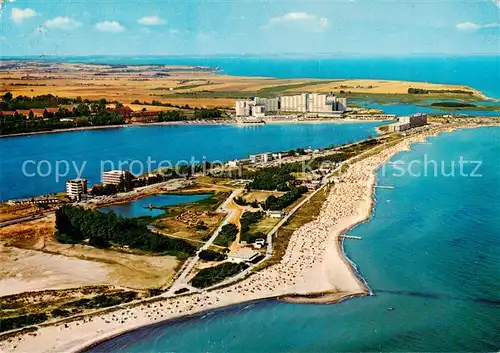 AK / Ansichtskarte  Heiligenhafen_Ostseebad Fliegeraufnahme Heiligenhafen_Ostseebad