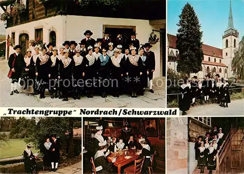 AK / Ansichtskarte 73813731 Nordrach Trachtengruppe Nordrach Teilansichten Nordrach