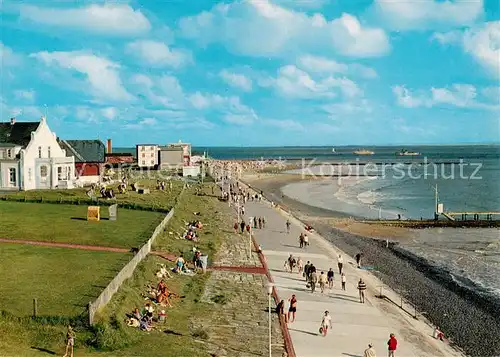 AK / Ansichtskarte  Norderney_Nordseebad Promenade am Westbad Norderney_Nordseebad