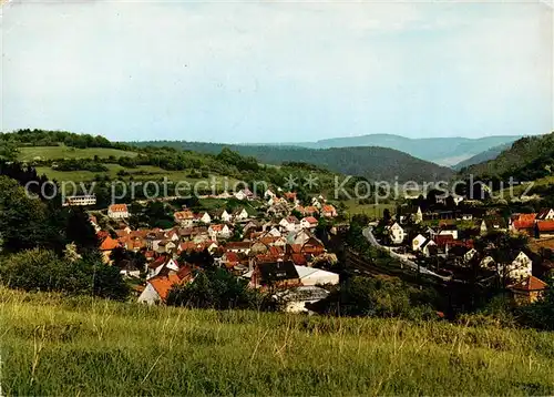 AK / Ansichtskarte 73813758 Heigenbruecken Panorama mit Lohrtalblick Heigenbruecken