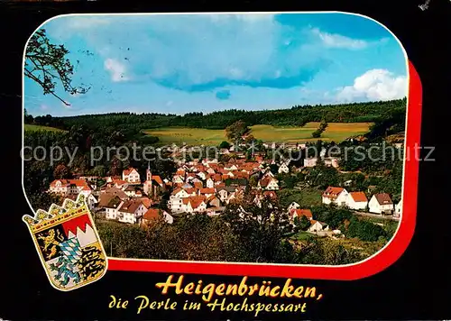 AK / Ansichtskarte 73813759 Heigenbruecken Panorama Heigenbruecken