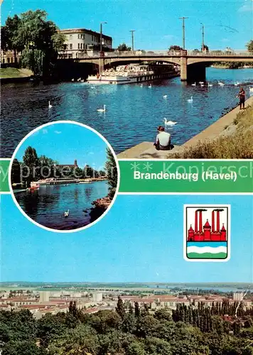 AK / Ansichtskarte 73813766 Brandenburg__Havel MS Aktivist Anlegestelle der Weissen Flotte Brandenburg Nord 