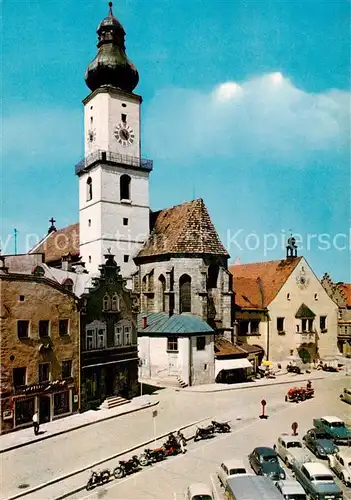 AK / Ansichtskarte  Cham__Oberpfalz Marktplatz 