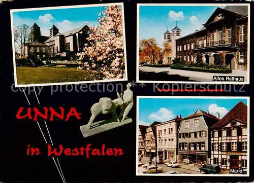 AK / Ansichtskarte 73813824 Unna Altes Rathaus Markt Unna