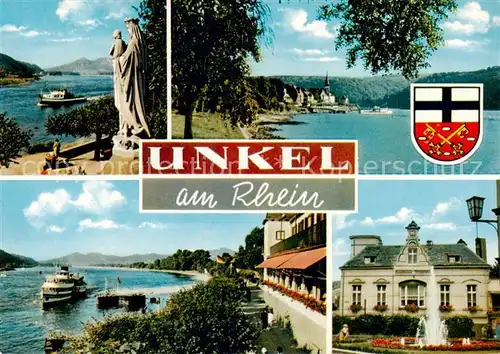 AK / Ansichtskarte 73813834 Unkel_Rhein Partien am Rhein Schloss Unkel Rhein