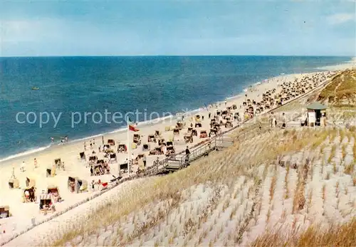 AK / Ansichtskarte 73813840 Hoernum_Sylt Strandpartie Hoernum Sylt