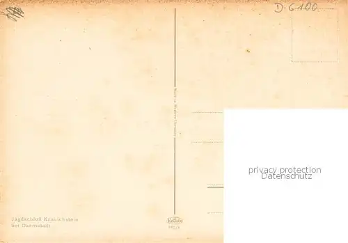 AK / Ansichtskarte  Darmstadt Jagdschloss Kranichstein Darmstadt