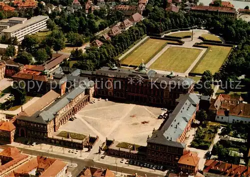 AK / Ansichtskarte  Rastatt Schloss Fliegeraufnahme Rastatt