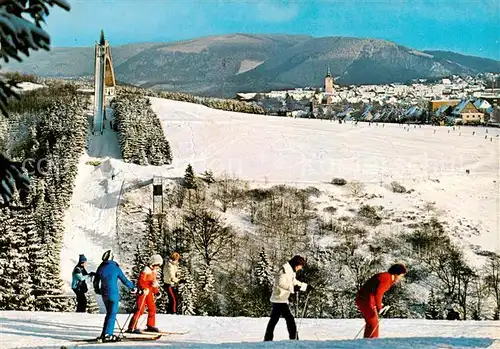 AK / Ansichtskarte  Winterberg_Hochsauerland Panorama Sprungschanze Winterberg_Hochsauerland