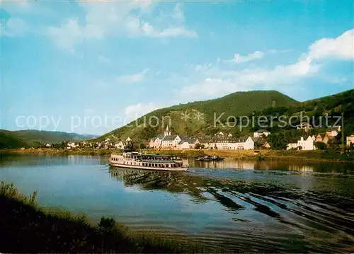 AK / Ansichtskarte 73813973 Burgen_Mosel Panorama Fahrgastschiff Burgen Mosel