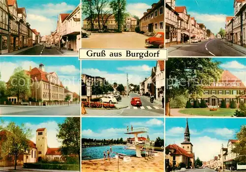 AK / Ansichtskarte  Burgdorf_Hannover Orts und Teilansichten Schwimmbad Burgdorf Hannover