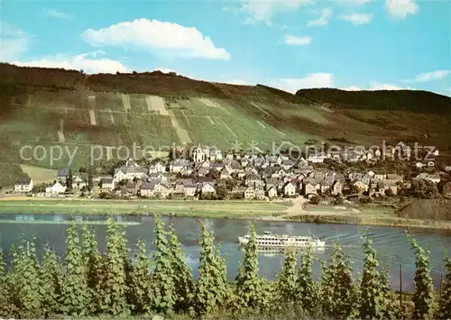 AK / Ansichtskarte  Burg_Mosel Panorama Burg_Mosel