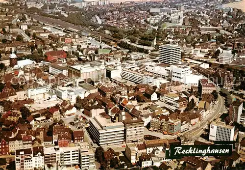 AK / Ansichtskarte  Recklinghausen_Westfalen Stadtkern Fliegeraufnahme Recklinghausen_Westfalen