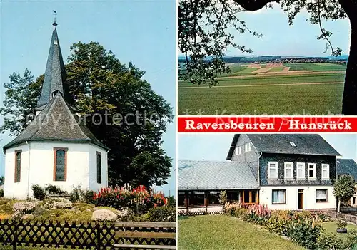 AK / Ansichtskarte  Raversbeuren Ev Kirche Panorama Freizeitheim Raversbeuren