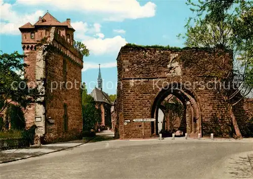 AK / Ansichtskarte  Andernach_Rhein Am Roemertor Andernach Rhein