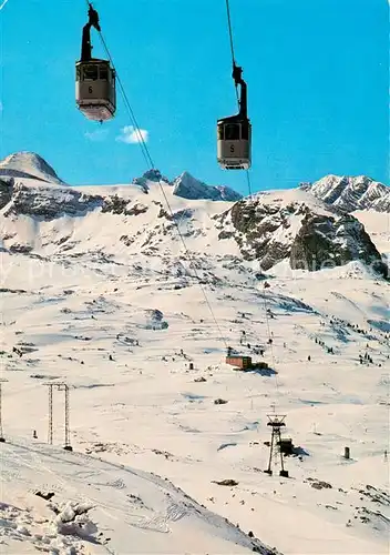 AK / Ansichtskarte  Seilbahn_Cable-Car_Telepherique Dachstein Oberfeld Dachsteinseilbahn 