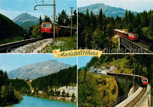 AK / Ansichtskarte  Eisenbahn Mariazellerbahn Goesing Stausee Eisenbahn