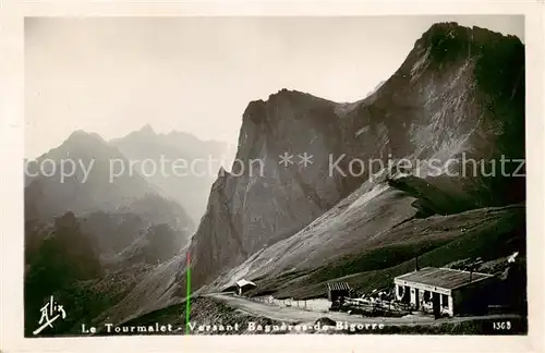 AK / Ansichtskarte Tourmalet_Col_du_2461m_65_Hautes Pyrenees Versant Bagneres de Bigorre 