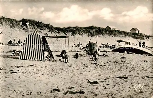 AK / Ansichtskarte Gouville sur Mer Un Coin de la Plage Gouville sur Mer