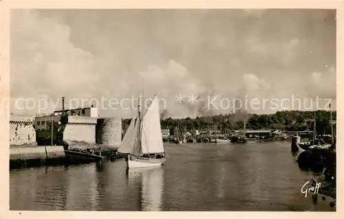 AK / Ansichtskarte Concarneau_29_Finistere Passage du Chenal 