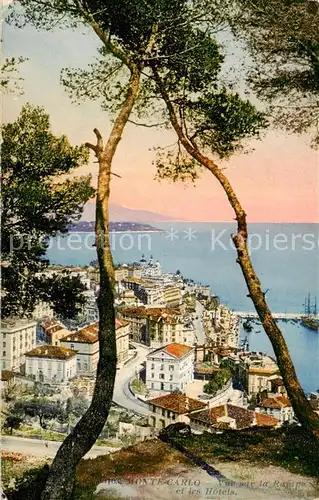 AK / Ansichtskarte 73814142 Monte-Carlo_Monaco Vue sur la Rampe et les Hotels 