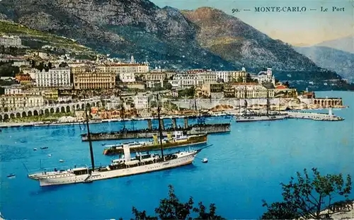 AK / Ansichtskarte  Monte-Carlo_Monaco Le Port 